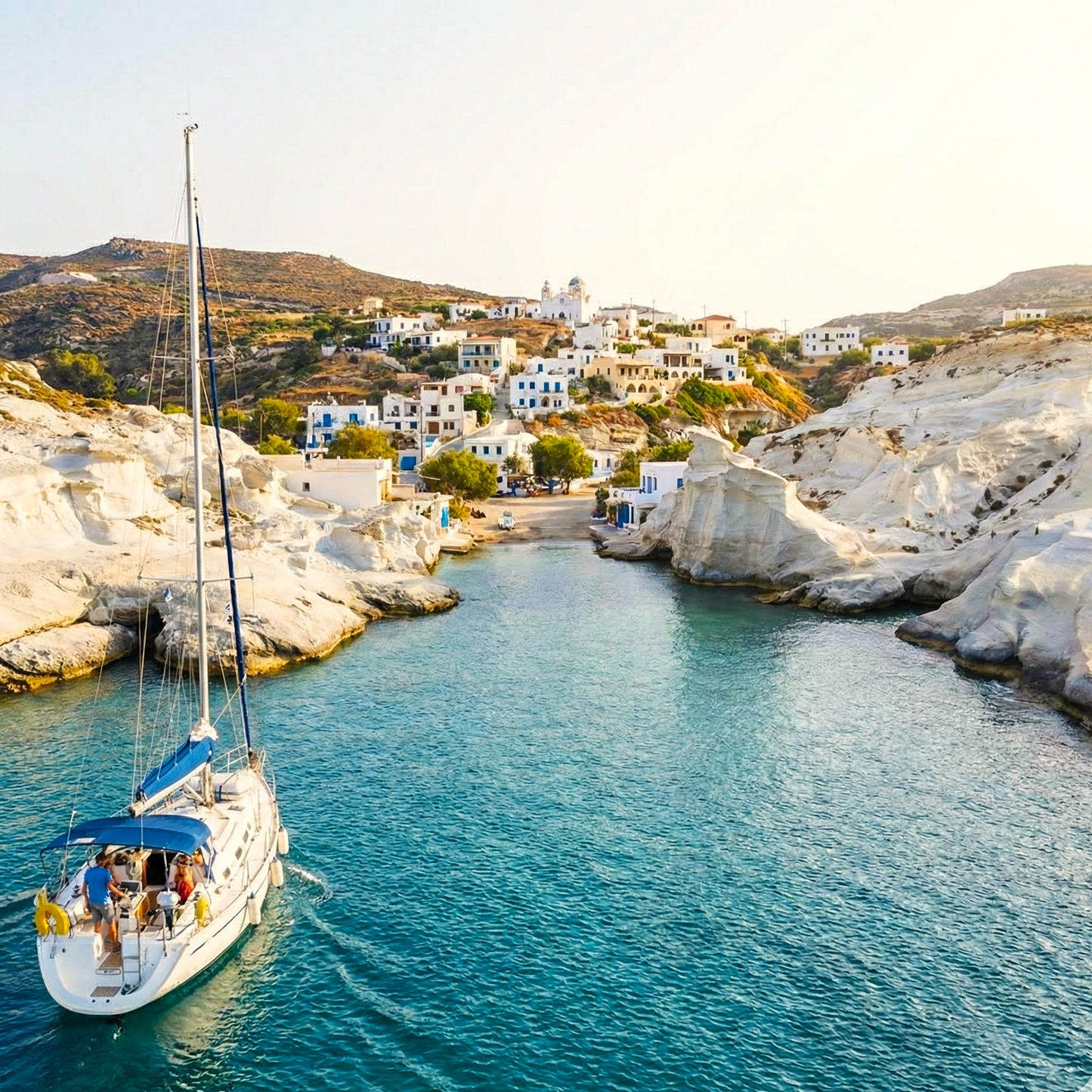 THE CYCLADES - A HORSESHOE OF HAPPINESS IN THE AEGEAN SEA