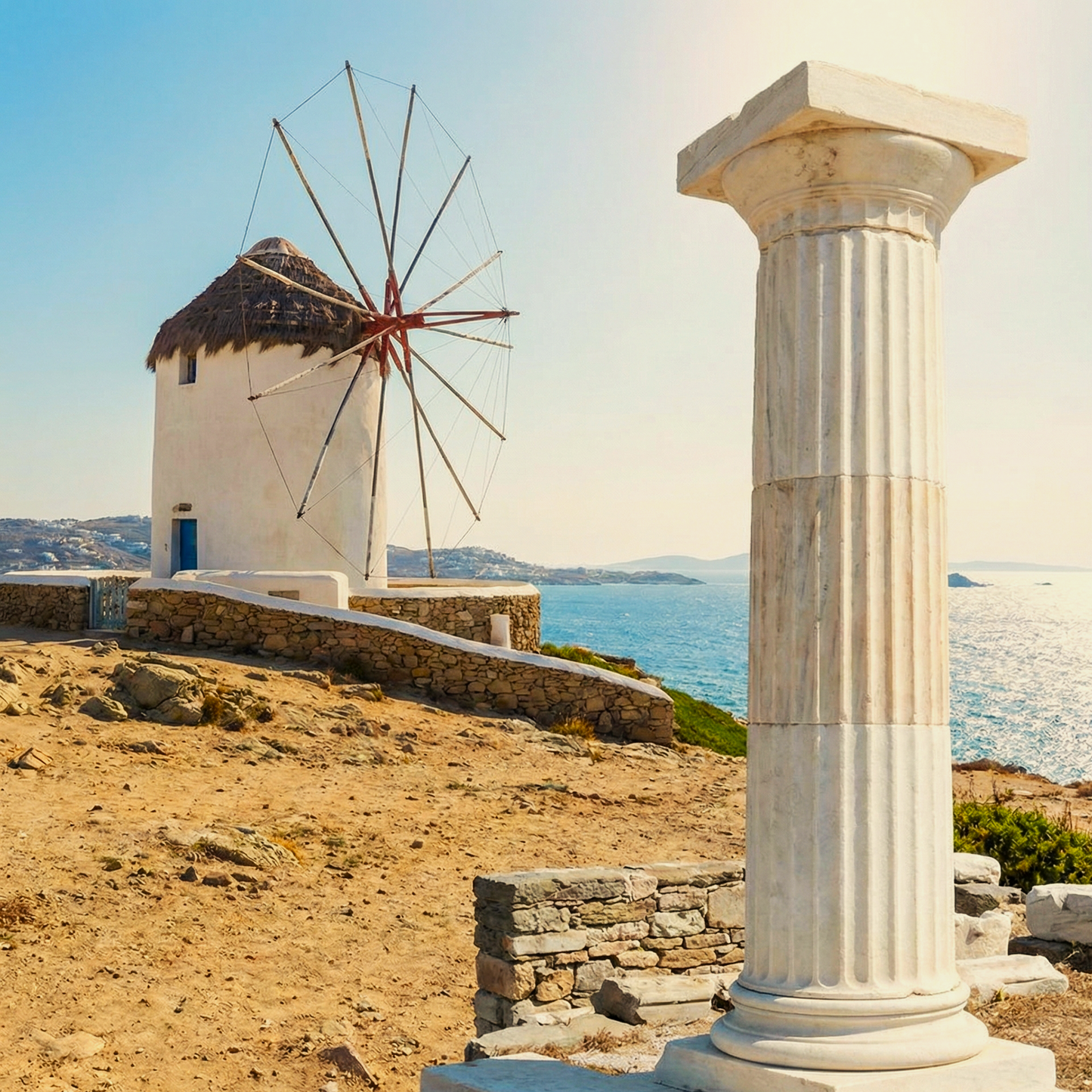 THE CYCLADES - A HORSESHOE OF HAPPINESS IN THE AEGEAN SEA