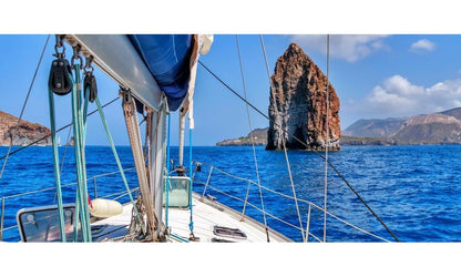 Journey on a yacht in Sicily